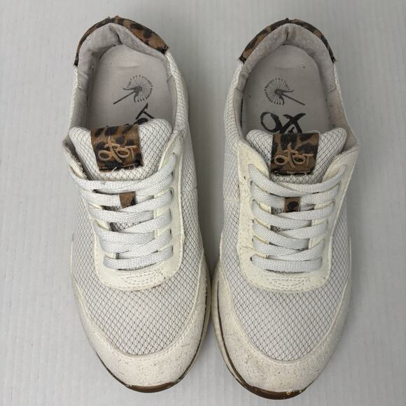 OTBT Flash Platform Sneaker Women's Size 8.5 Style 10137 white and leopard - Picture 7 of 12